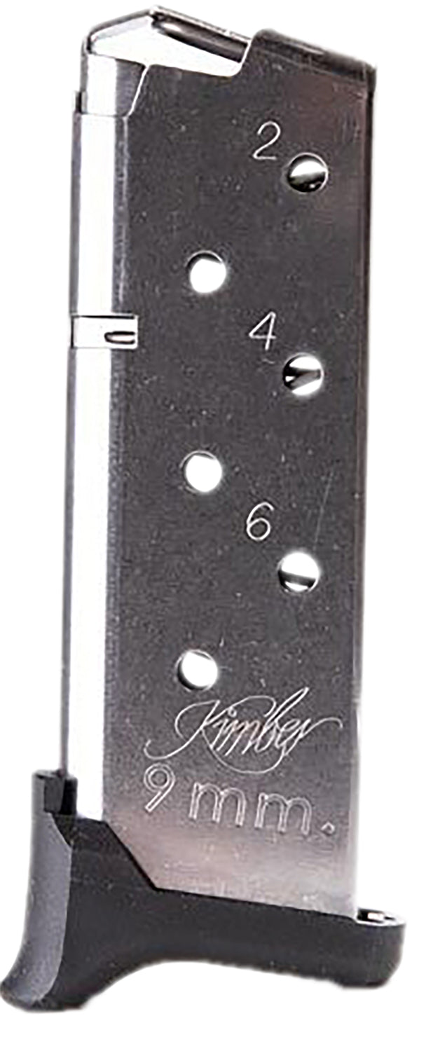 Kimber Mfg.,inc 1200910A Micro 9 Rapid Magazine 7rd Silver Stainless Steel