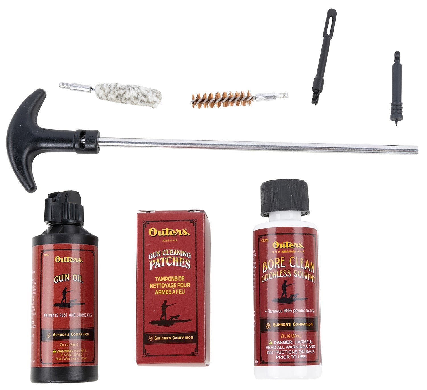 Outers 98416 Aluminum Rod Pistol Kit 38 Special /357 Mag / 9mm