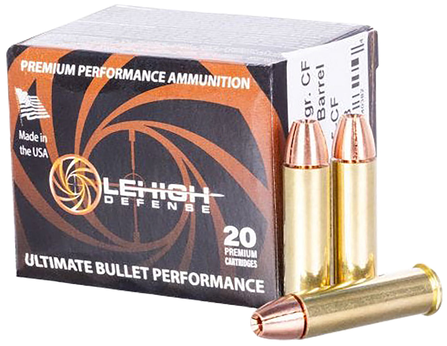 Wilson Combat LA357125CF   357Mag 125gr 20 Per Box/10 Case