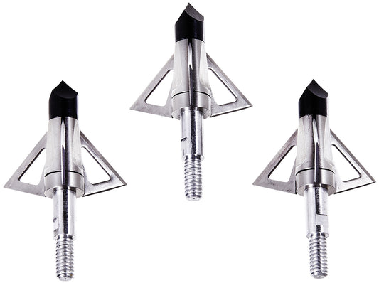 Allen 14690  Broadhead Stainless Steel Blades Silver 3 Pack