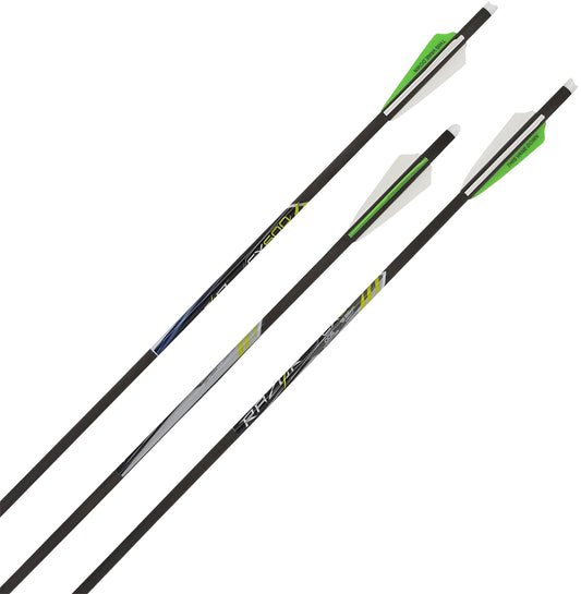 Allen 93120 CX600 Crossbow Bolts Black 20" Carbon Fiber 3 Pack
