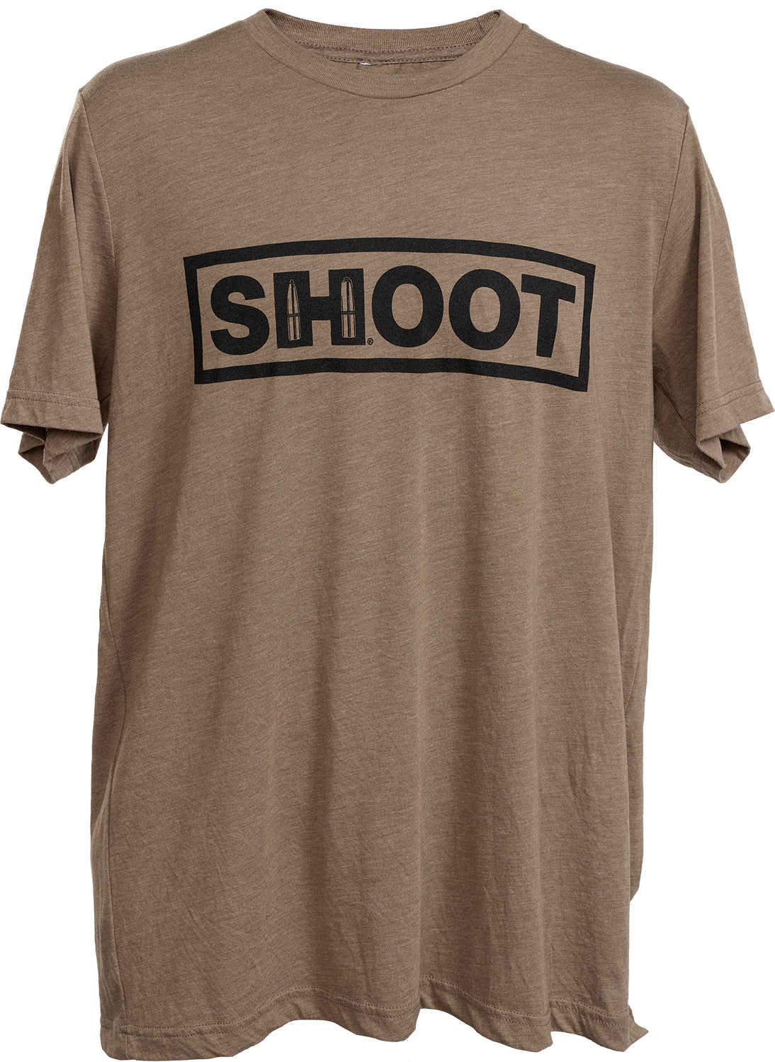 Hornady 99606M Shoot  Brown Tri-Blend Short Sleeve Medium