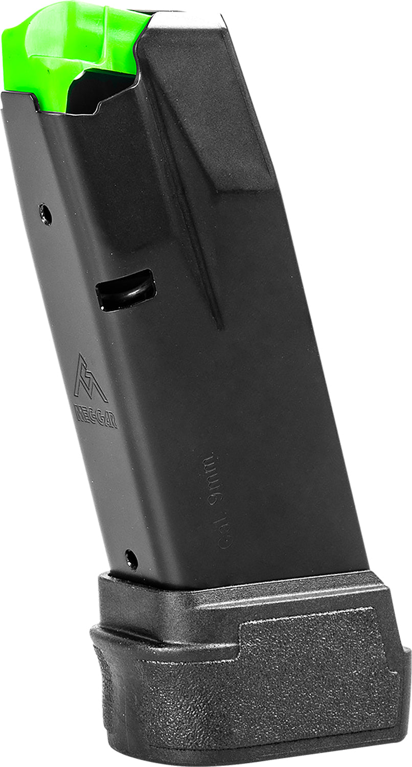 Mec-Gar MGHC1202A   14rd 9mm Fits Springfield Hellcat Black Steel