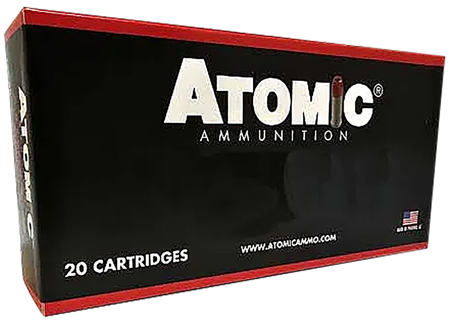Atomic Ammunition 04911 Pistol Subsonic 357Mag 230gr Lead Hollow Point 20 Per Box/10 Case