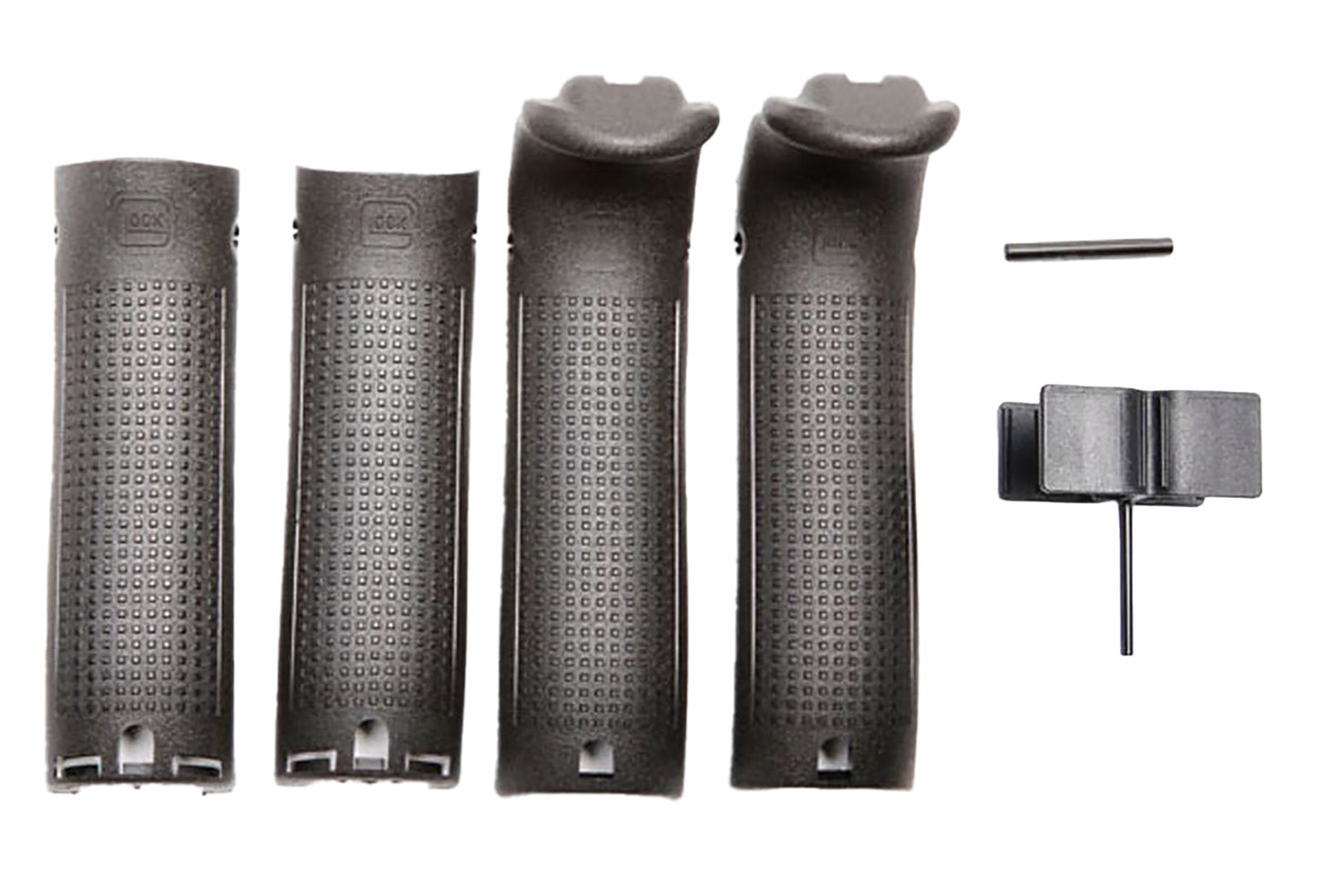 Glock 30819  Backstrap/Beavertail Set Compatible w/ Glock 20/21/40/41 Black Polymer