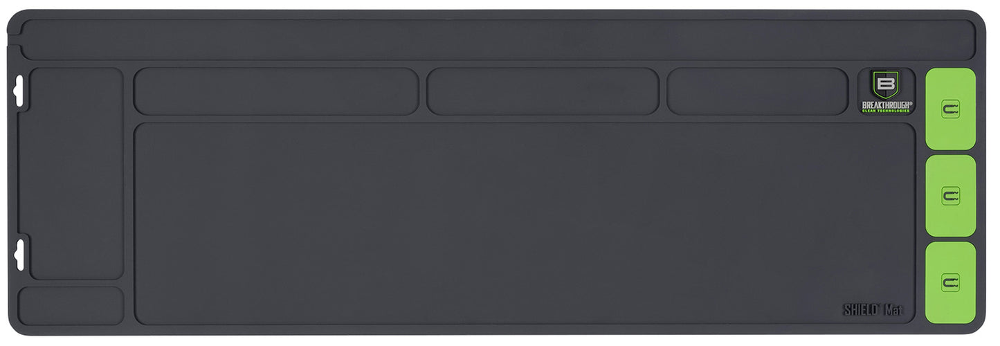Breakthrough Clean BTSGMR  Shield Mat Gray and Green PVC 35.88"x11.88"