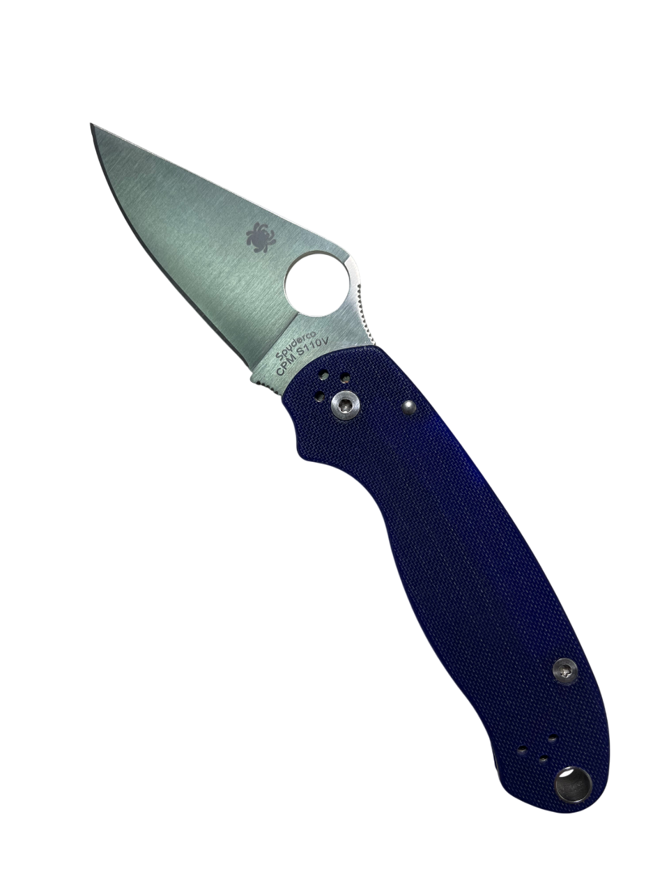 Spyderco Para 3 Knife C223GPDBL – Used, Damaged Blade | High-Performance EDC Knife