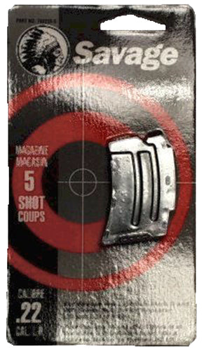 Savage Arms 90005 MKII  5rd 22 LR/17 Mach 2 Blued Steel