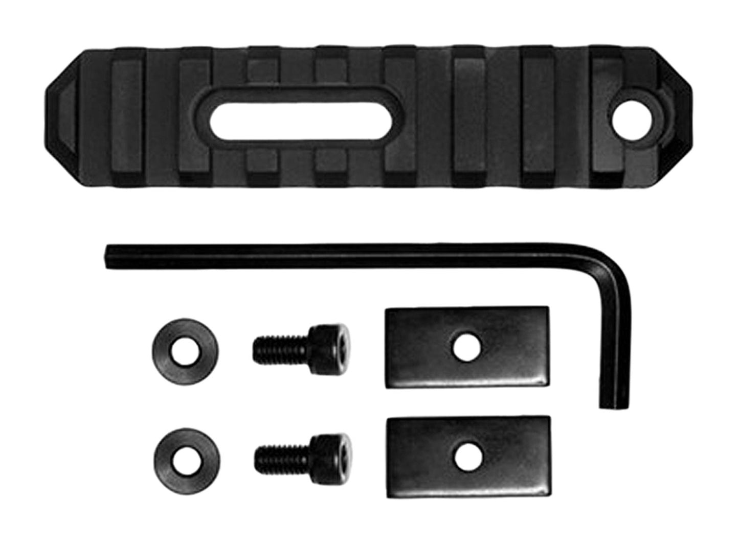 GrovTec US Inc GTSW190 3.8 Inch 9 Slot Stock AR  Black Anodized