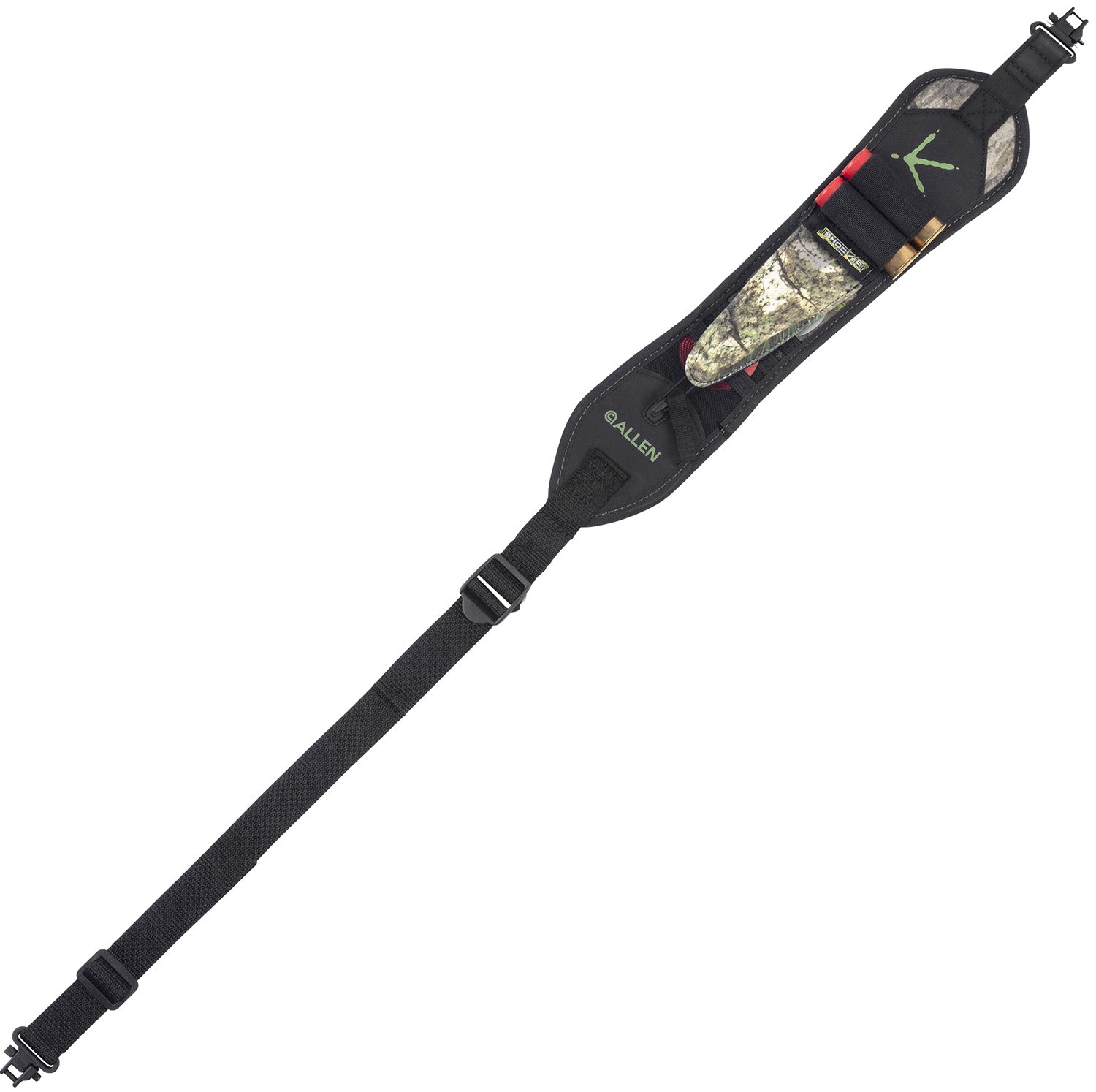 Shocker 8686 Hypa-Lite Turkey Hunting Sling w/Swivels, Mossy Oak Obsession Hypalon & Foam For Use With Shotguns, 3.25" W x 35" L
