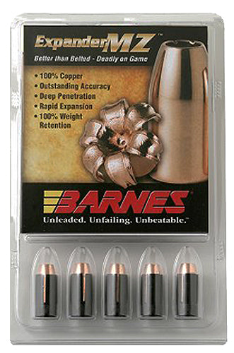 Barnes Bullets 30506 Expander MZ Muzzleloader 45 ExpanderMZ Hollow Point 195gr 15rd/Box