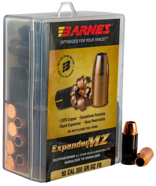 Barnes Bullets 30583 Expander MZ Muzzleloader 50 ExpanderMZ Hollow Point 300gr 24rd/Box