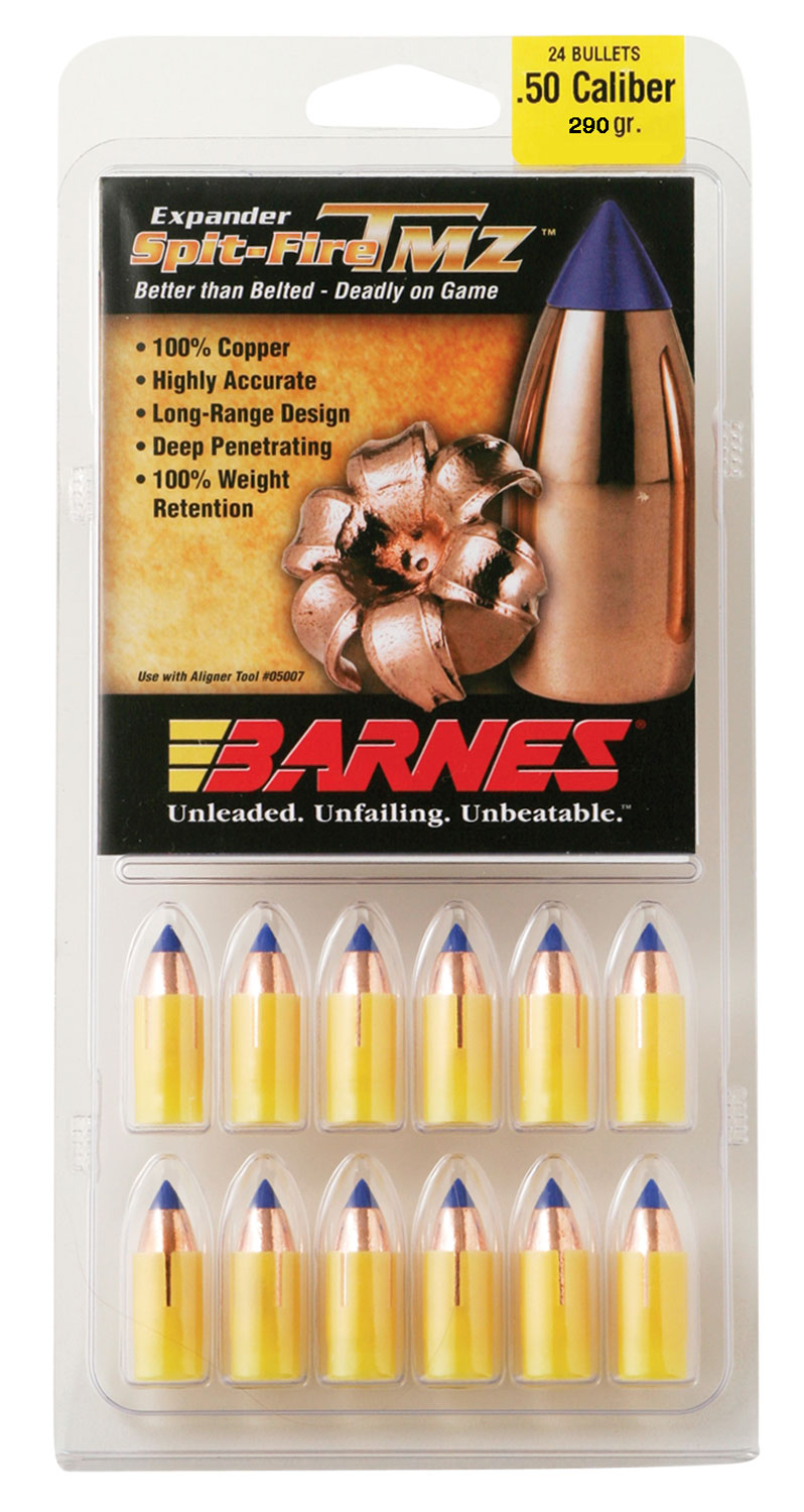 Barnes Bullets 30604 Spit-Fire TMZ Muzzleloader 50 Spit-Fire TMZ 290gr 24rd/Box