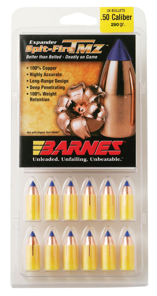 Barnes Bullets 30604 Spit-Fire TMZ Muzzleloader 50 Spit-Fire TMZ 290gr 24rd/Box