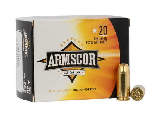 Armscor AC403N USA  40S&W 180gr Jacketed Hollow Point 20 Per Box/25 Case