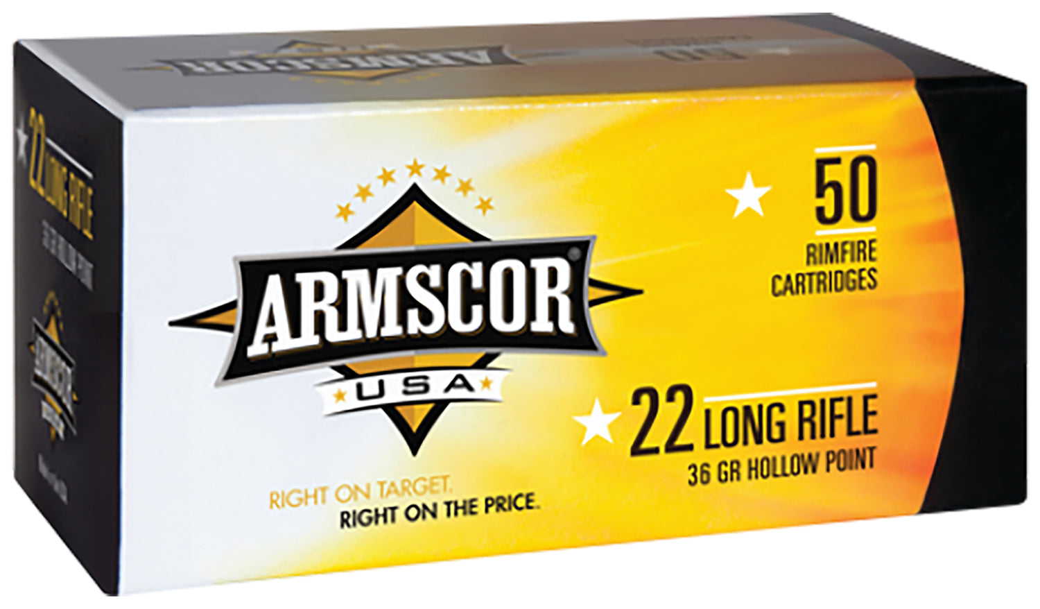 Armscor 50015PH Precision  22LR 36gr High Velocity Hollow Point 50 Per Box/100 Case