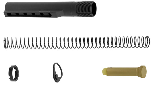 UTG Pro TLU001KIT Receiver Extension Kit Mil-Spec AR-15 6 position Black Hardcoat Anodized Aluminum Rifle
