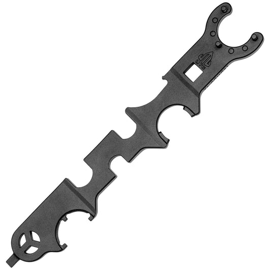 UTG TLARWR01 Armorer's Combo Wrench Black Phosphate Steel AR-Platform