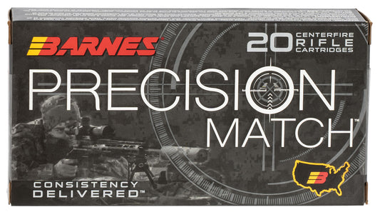 Barnes Bullets 30166 Precision Match  6.5Creedmoor 140gr Open Tip Match Boat Tail 20 Per Box/10 Case