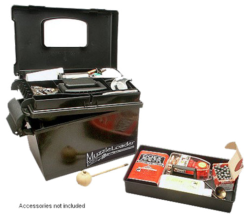 MTM Case-Gard ML140 Muzzleloader Dry Box  Water/Weather Resistant Black Plastic 15 x 8.8 x 9.4"