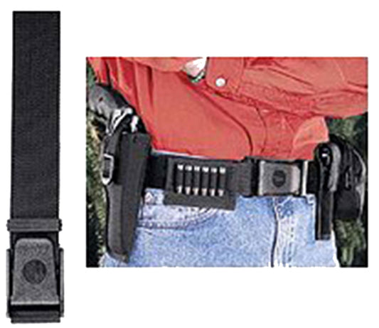 Uncle Mike's 88001 Sidekick Holster Belt Black Nylon Belt Size 50" 2" Wide Buckle Closure