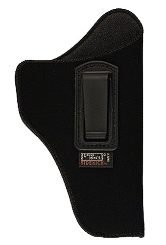Uncle Mike's 76002 Inside The Pants Holster IWB Size 0 Black Suede Like Belt Clip Fits Sm/Med DA Revolver Fits 2-3" Barrel Left Hand