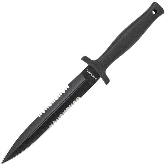 Schrade Needle Fixed Blade 7Cr17MoV double-edged TPE handle tactical | Beauty Riche