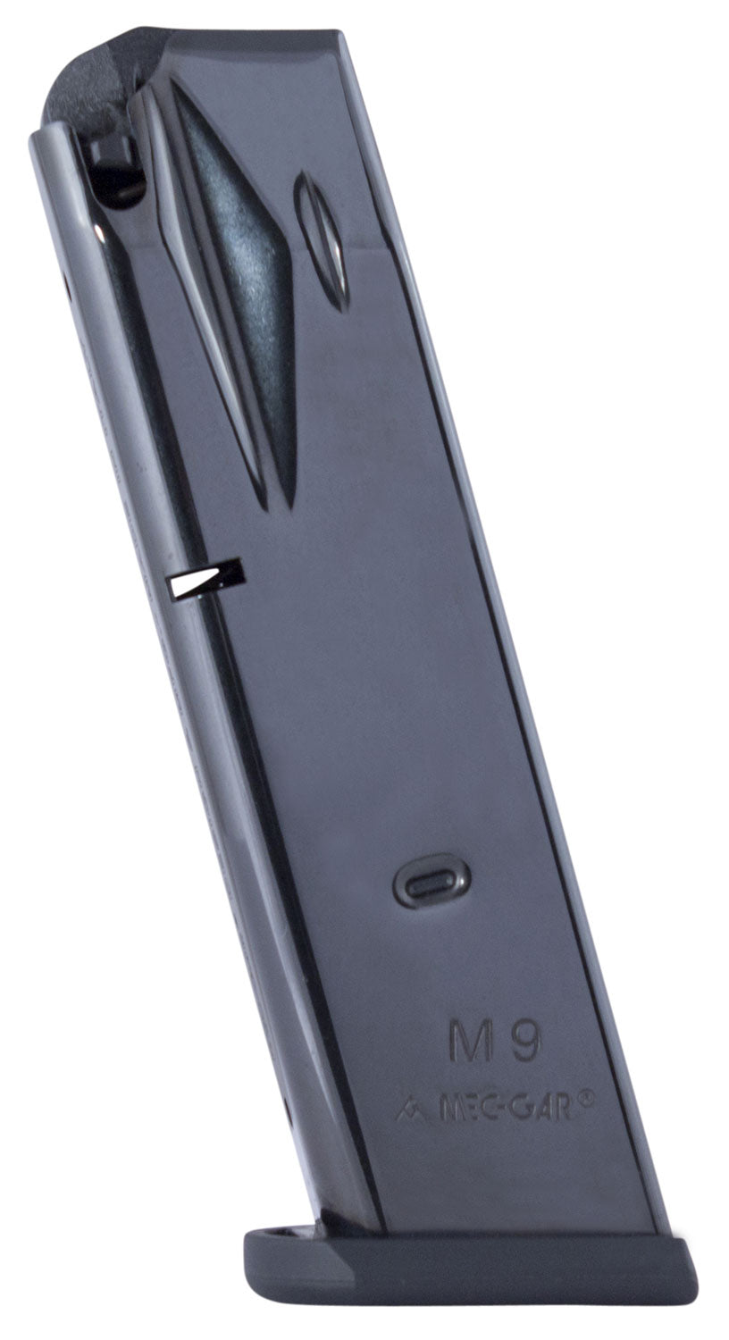 Mec-Gar MGPB9215P OEM  Black Phosphate Detachable 15rd 9mm Luger for Beretta 92FS, M9, 92G, 92X