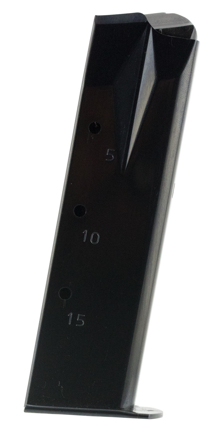 Mec-Gar MGRP8515B Standard  Blued Detachable 15rd 9mm Luger for Ruger P95/P85/P89/P93/P94
