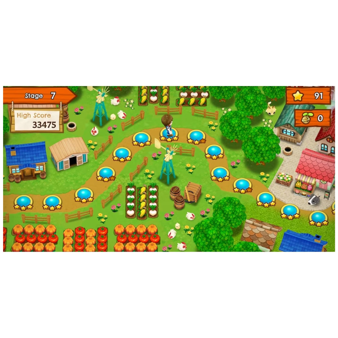 Harvest Moon: Mad Dash – PlayStation 4 | Fast-Paced Farming Puzzle Game
