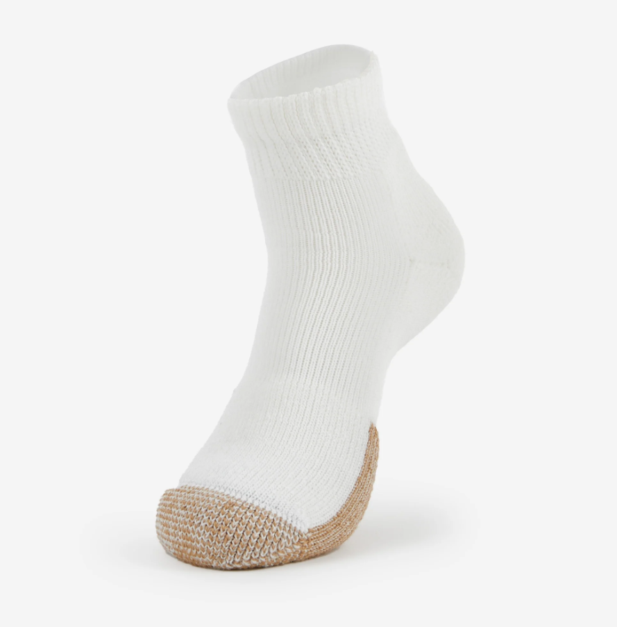 Thorlo Tennis Maximum Cushion Ankle Sock White Large court sport cushioning | Beauty Riche