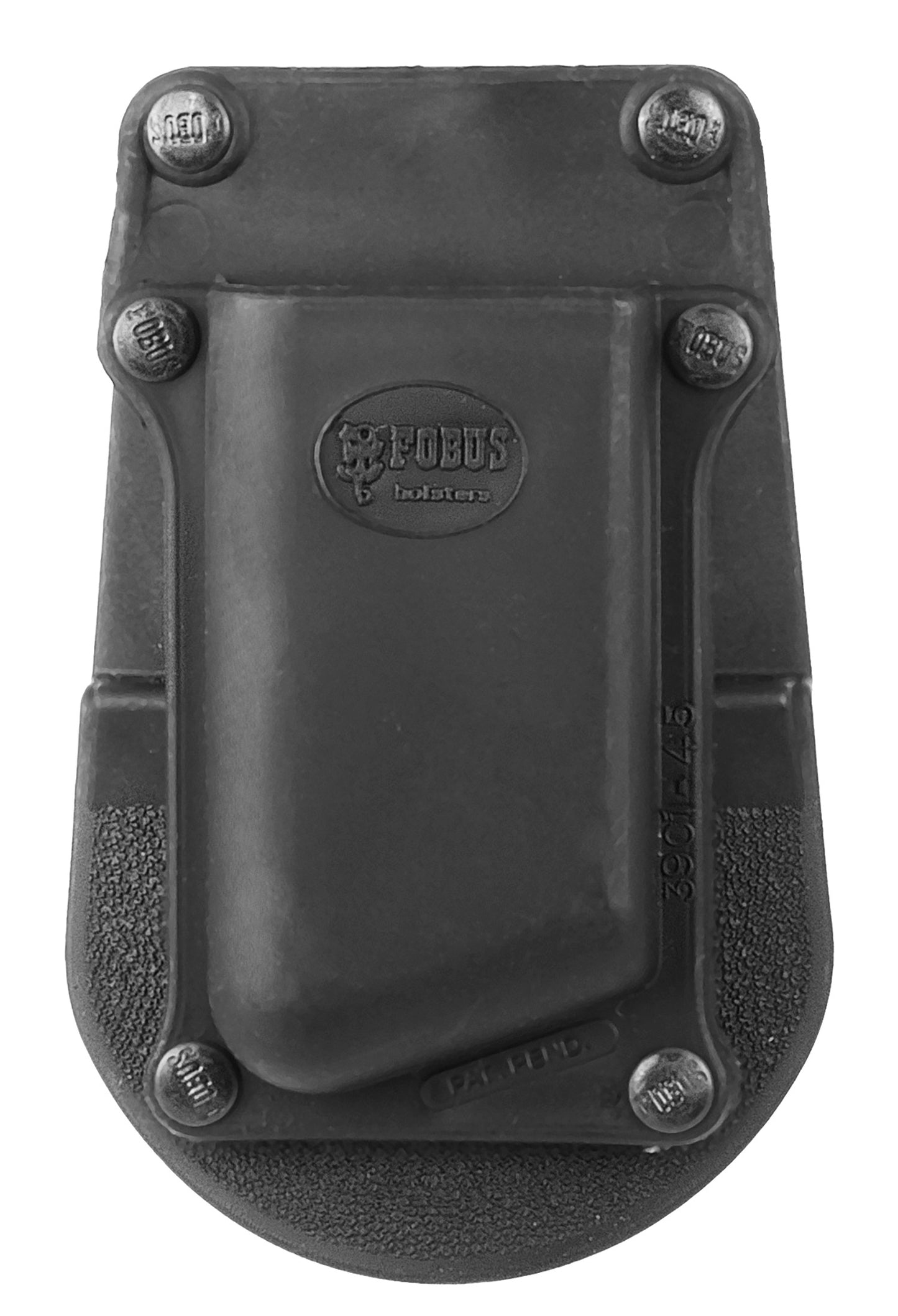 Fobus 390145 Single Mag Pouch  Black Polymer Paddle Compatible w/ Single Stack/1911 Belts 1.75" Wide