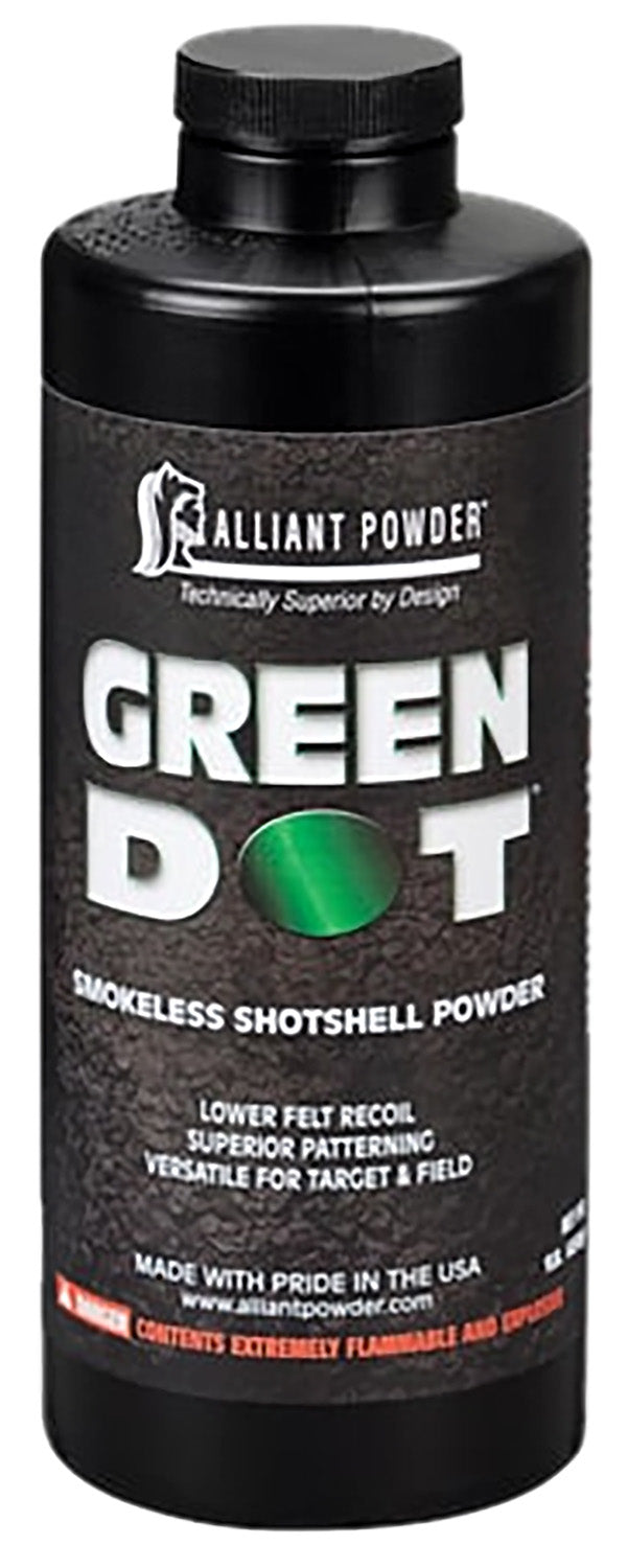 Alliant Powder GREENDOT Shotshell Powder Green Dot Shotgun Multi-Gauge Gauge 1 lb