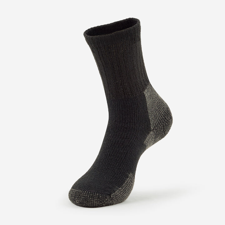 Thorlo Men's Hiking Maximum Cushion Crew Sock Black Large hiking backpacking | Beauty Riche