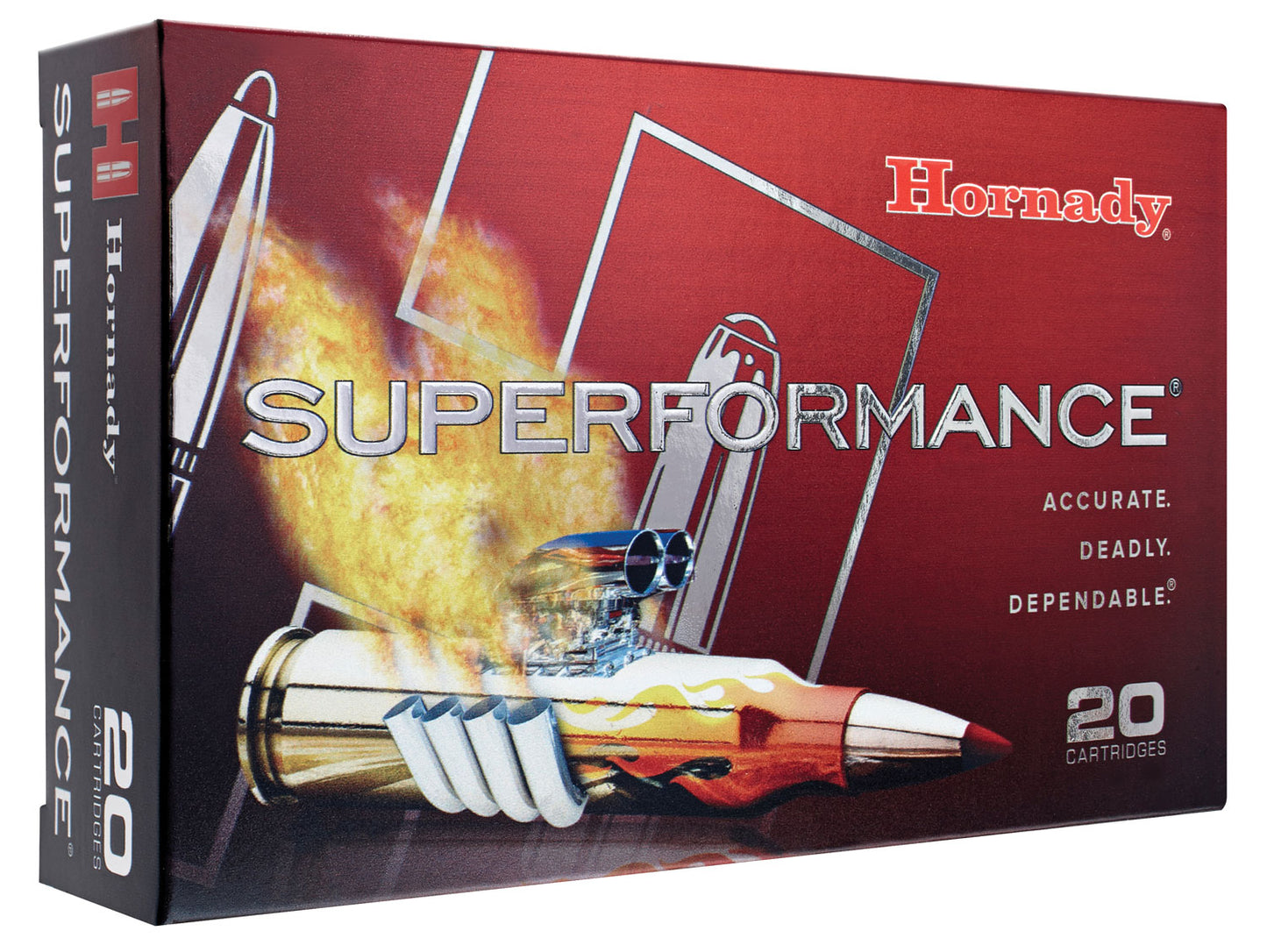 Hornady 80463 Superformance  243Win 95gr Super Shock Tip 20 Per Box/10 Case