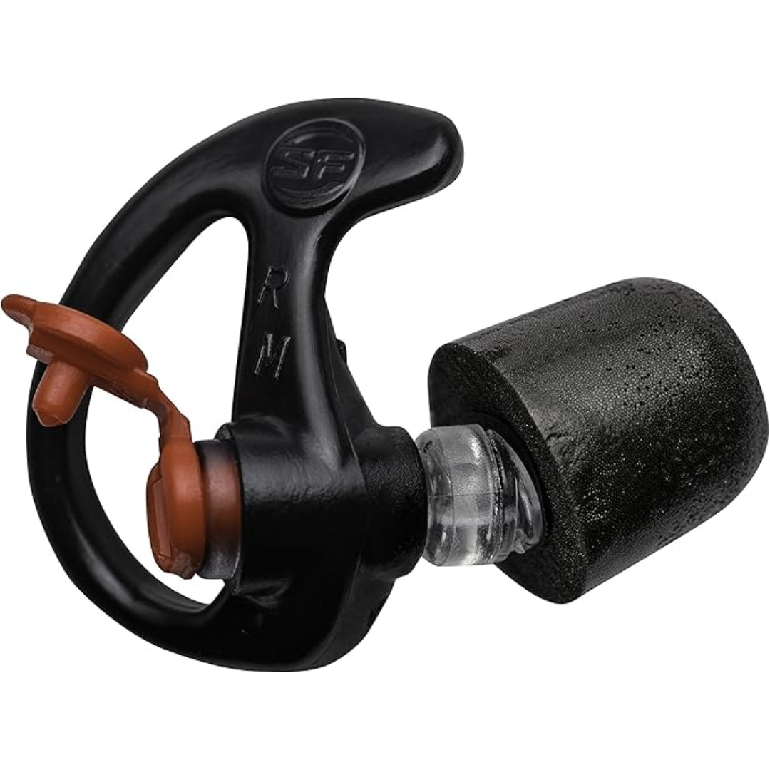 SureFire EP7 Sonic Defenders Ultra – 28dB Noise Reduction Earplugs | Foam-Tipped Hearing Protection, Clear, Medium