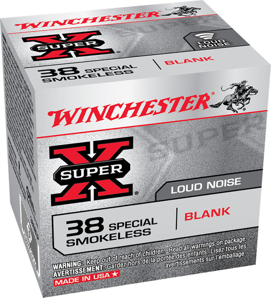 Winchester Ammo 38SBLP Super X Blank 38Special 50 Per Box/40 Case