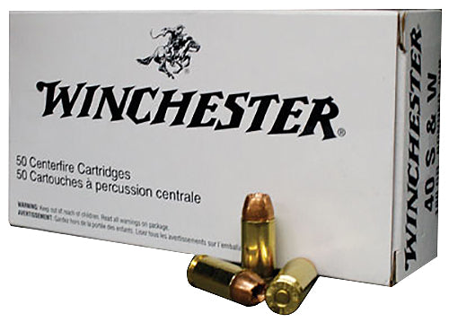 Winchester Ammo Q4369 USA  40S&W 180gr Bonded Jacket Hollow Point 50 Per Box/10 Case