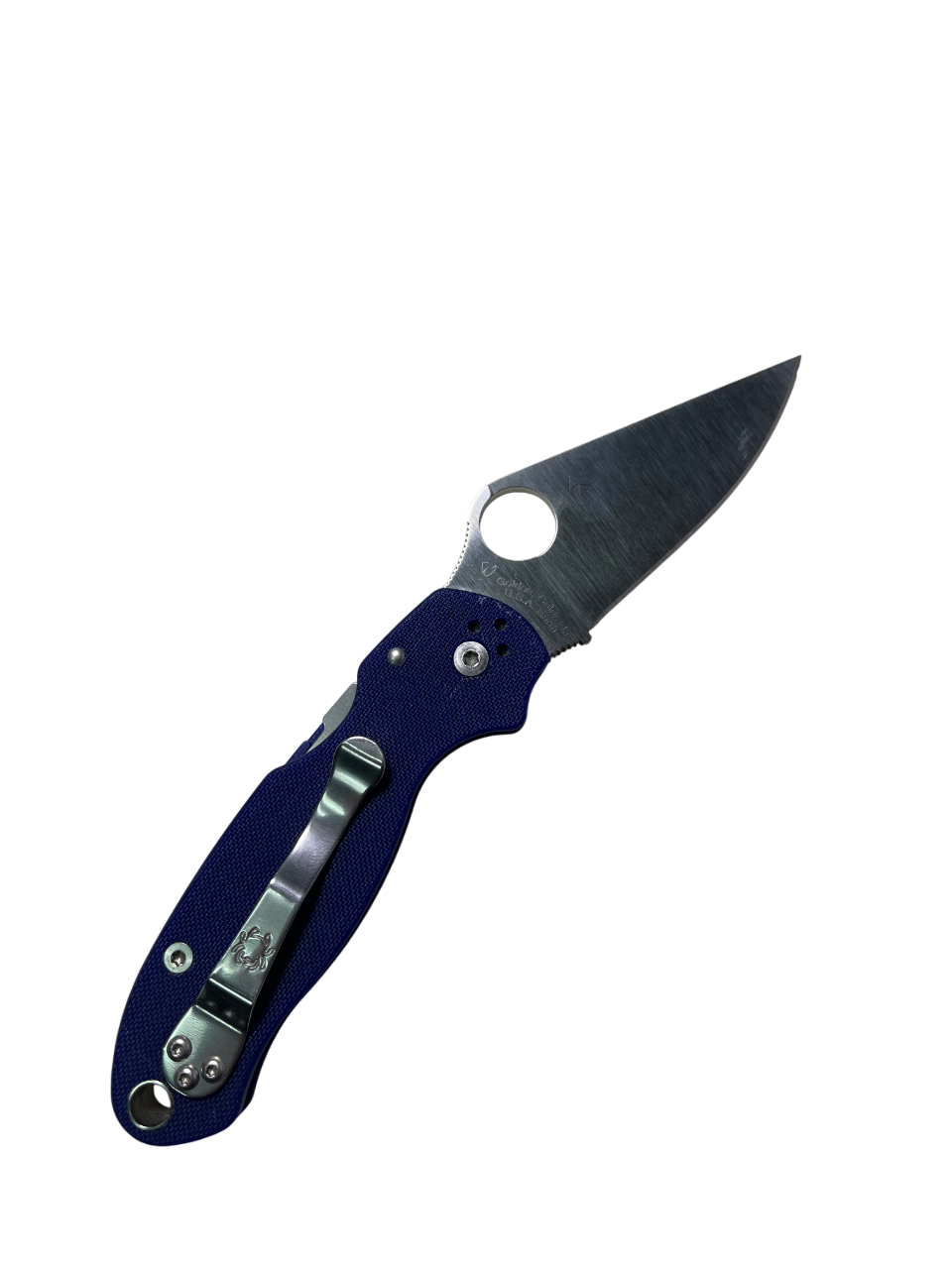 Spyderco Para 3 Knife C223GPDBL – Used, Damaged Blade | High-Performance EDC Knife