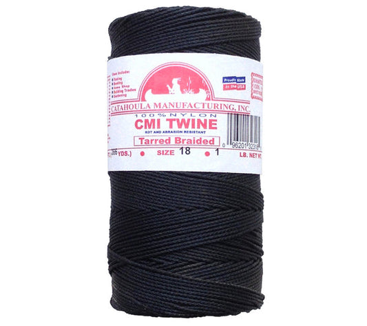 Catahoula Tarred Braided Nylon Twine Size 18 commercial fishing trap | Beauty Riche