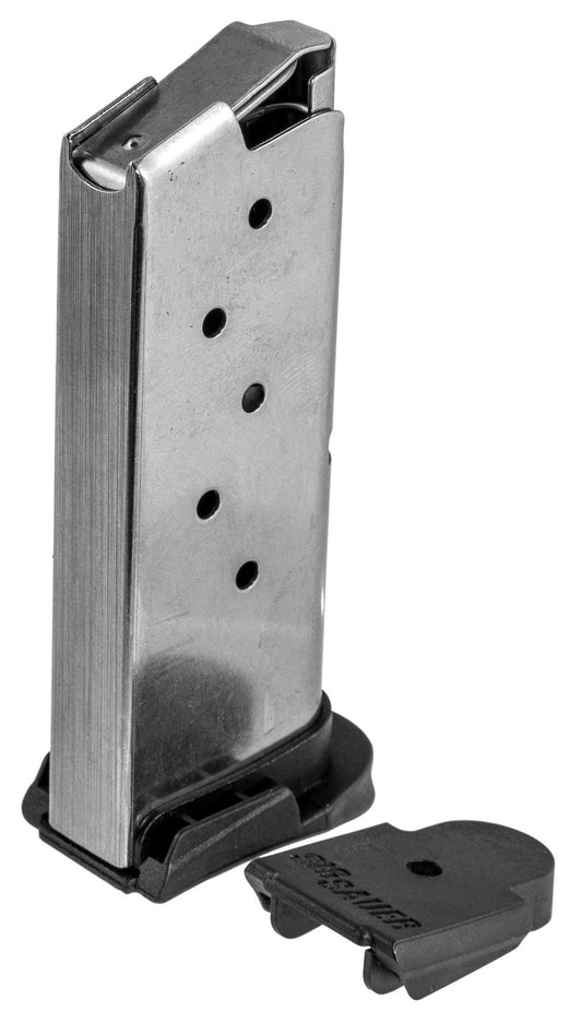 Sig Sauer MAG29096 P290 9mm Luger 6 Round Stainless Steel Finish