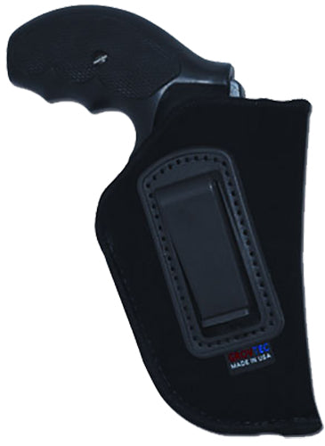 GrovTec US Inc GTHL14112R Inside The Pants  IWB Size 12 Black Suede Compatible w/Glock 26/27/33 Belt Clip Mount Right Hand