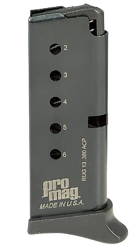 ProMag RUG13 Ruger LCP  6rd 380 ACP Blued Steel
