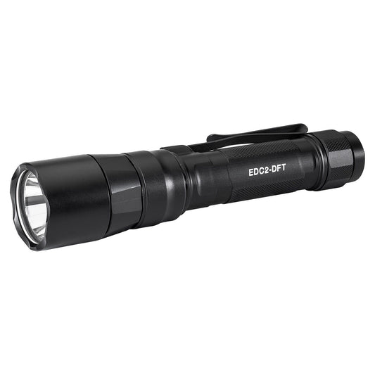 SureFire EDC2-DFT Everyday Carry LED Flashlight Black dual-fuel tactical | Beauty Riche