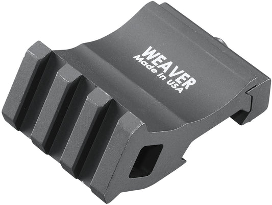 Weaver Mounts 99671 Offset Rail Adapter  Black Anodized 0 MOA