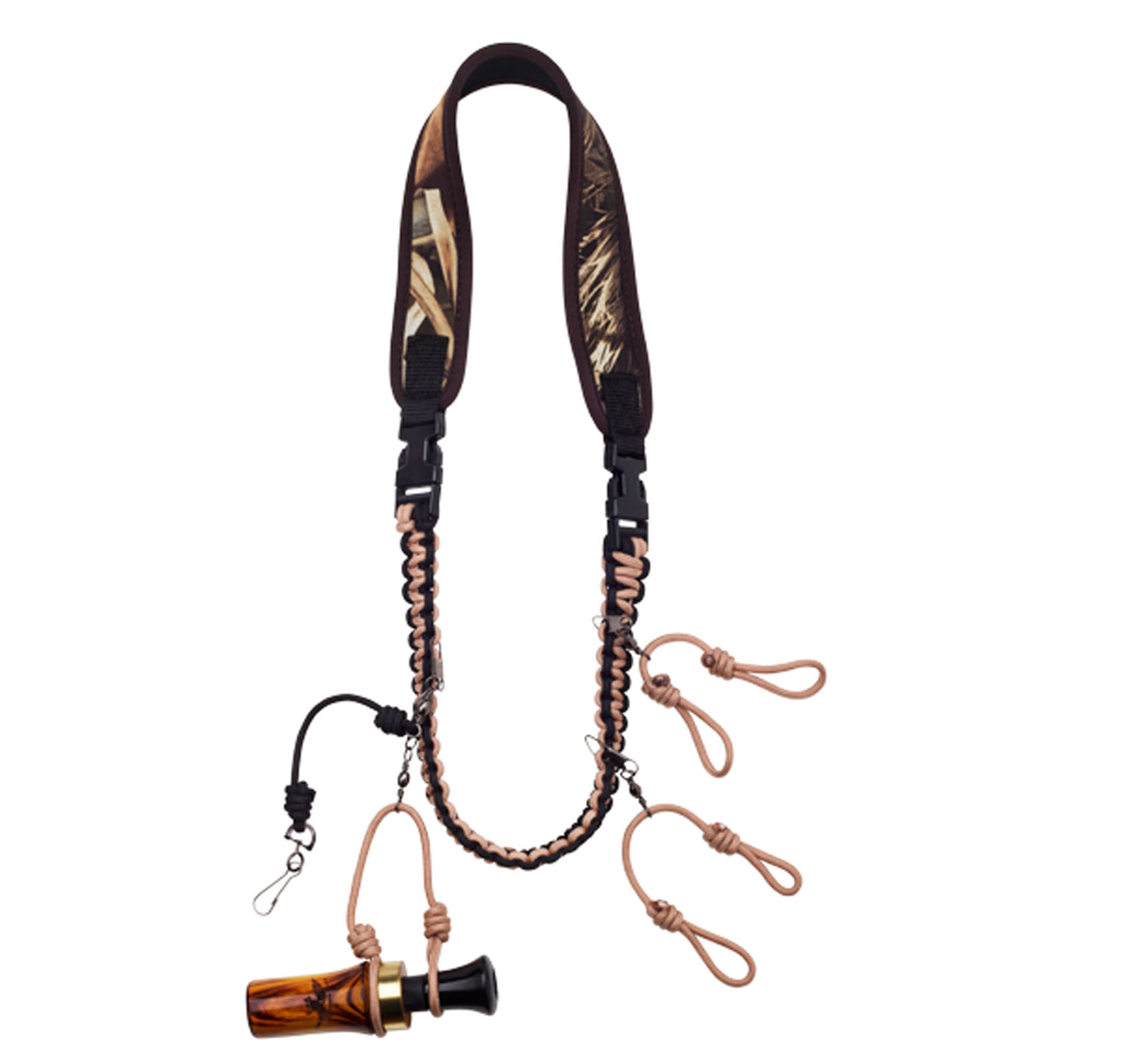 Duck Commander DNBQL3 Cut Em Lanyard  Camo Neoprene Around Neck