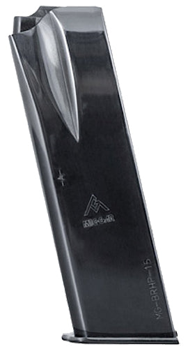 Mec-Gar MGBRHP15N Standard  15rd 9mm Luger Fits Browning Hi-Power/Springfield SA-35 Nickel Carbon Steel