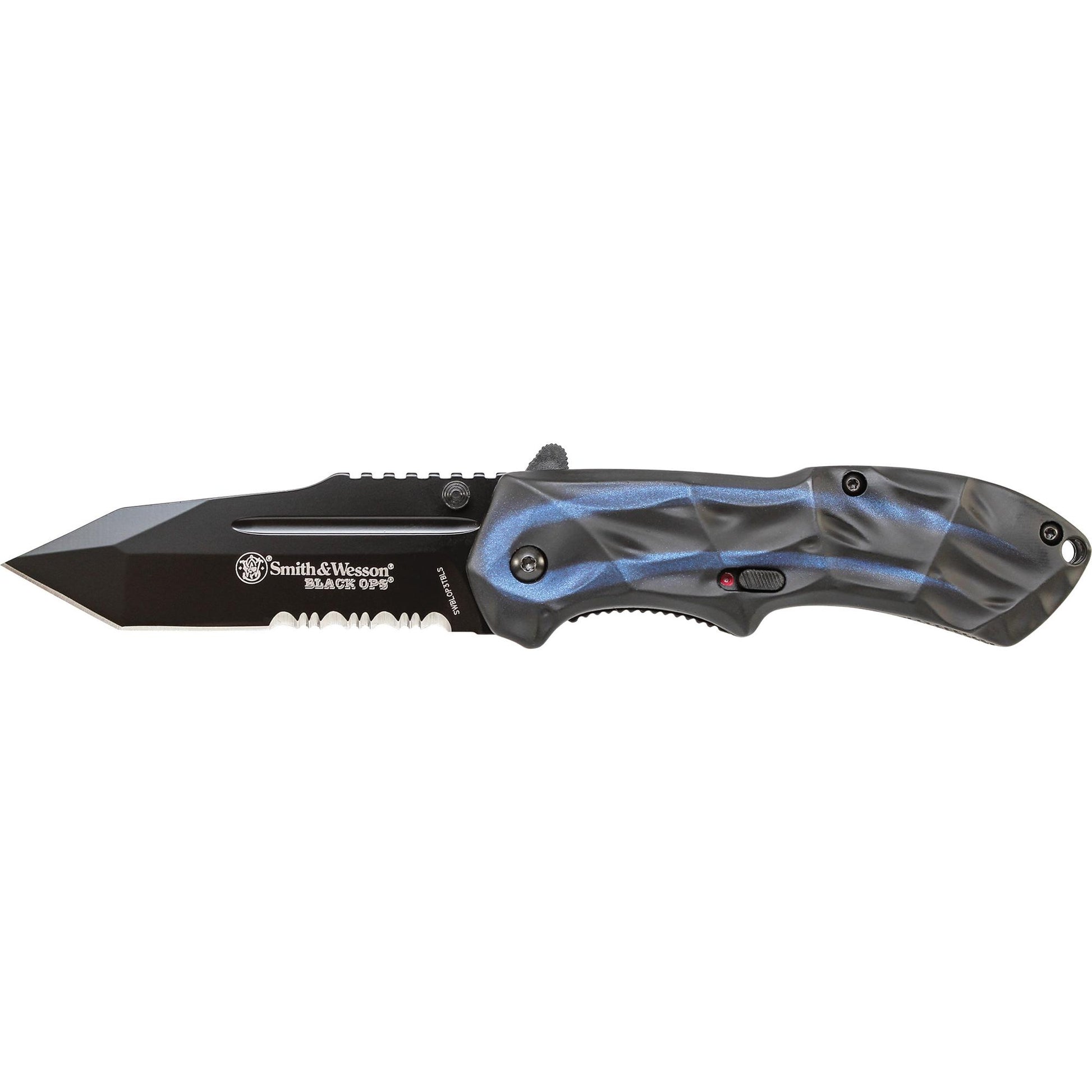 Smith Wesson Black Ops SWBL0P2BSCP serrated 4in tactical folder | Beauty Riche