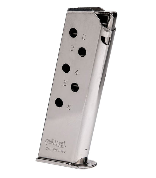 Walther Arms 2246009 PPK  6rd 380 ACP Stainless Steel