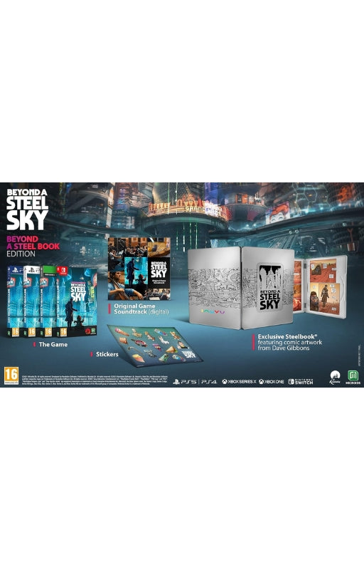 Beyond a Steel Sky: Beyond a SteelBook Edition – PlayStation 4 | Cyberpunk Adventure by Maximum Games